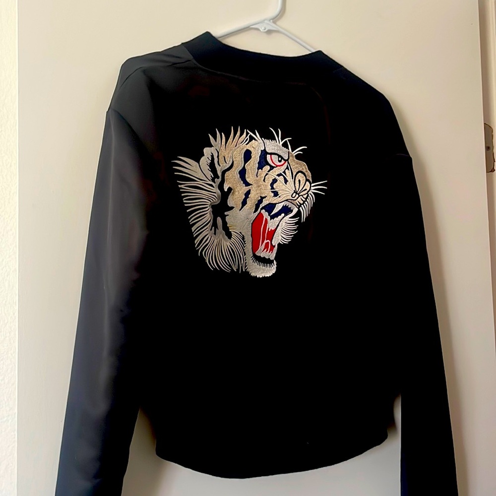 Satin Bomber Jacket